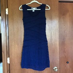 Max Studio blue lace dress